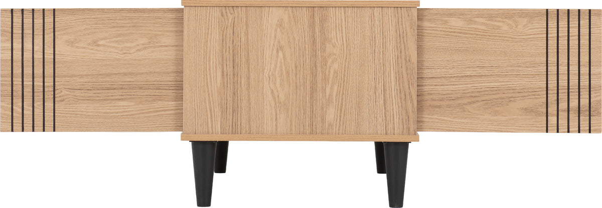 Tessa 1 Door Coffee Table - Natural Oak Effect