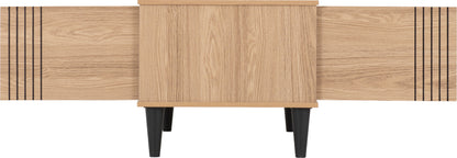 Tessa 1 Door Coffee Table - Natural Oak Effect