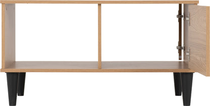 Tessa 1 Door Coffee Table - Natural Oak Effect