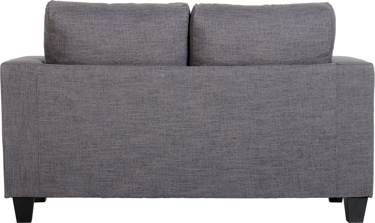 Tempo Two Seater Sofa-in-a-Box - Grey Fabric