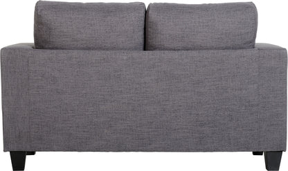 Tempo Two Seater Sofa-in-a-Box - Grey Fabric