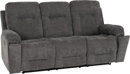 Guildford 3+1+1 Recliner Suite - Grey Fabric