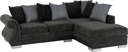 Elsa Corner Sofa - Dark Grey