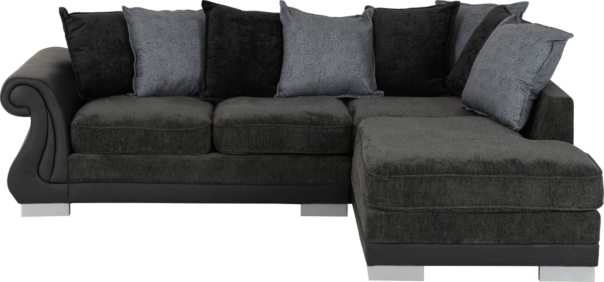 Elsa Corner Sofa - Dark Grey