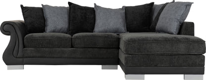 Elsa Corner Sofa - Dark Grey