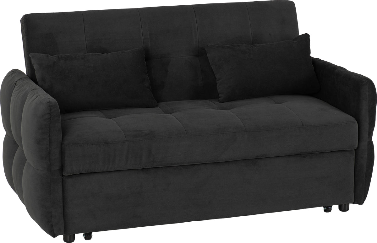 Chelsea Sofa Bed - Black Fabric