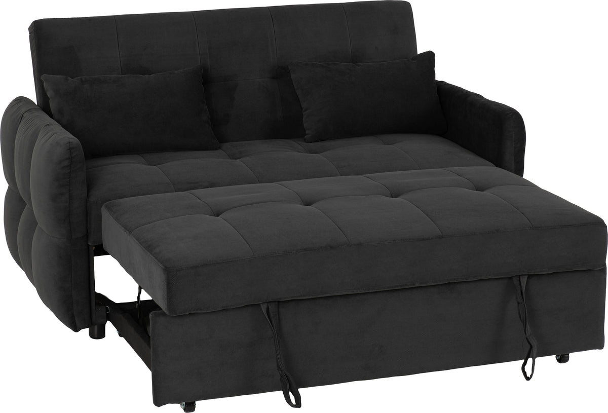 Chelsea Sofa Bed - Black Fabric
