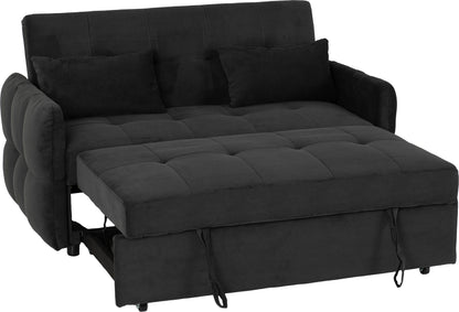 Chelsea Sofa Bed - Black Fabric