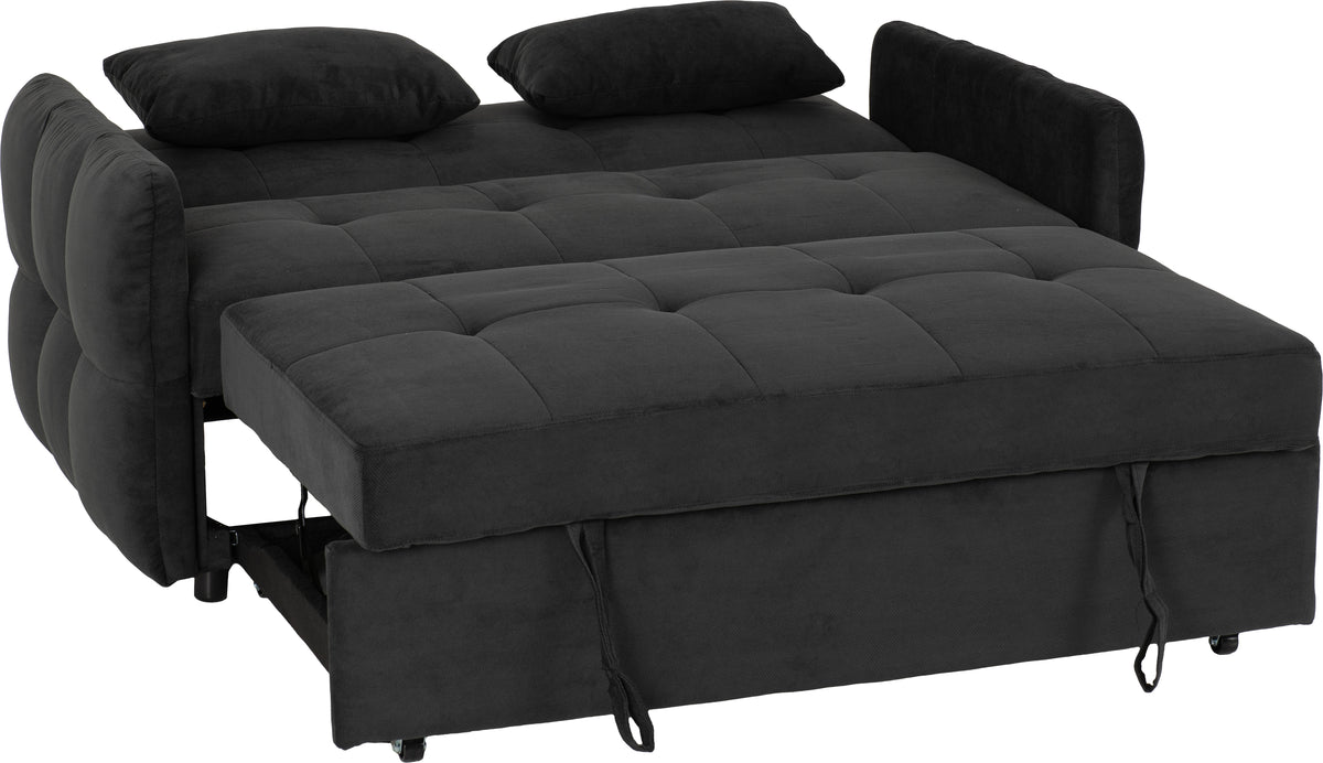 Chelsea Sofa Bed - Black Fabric