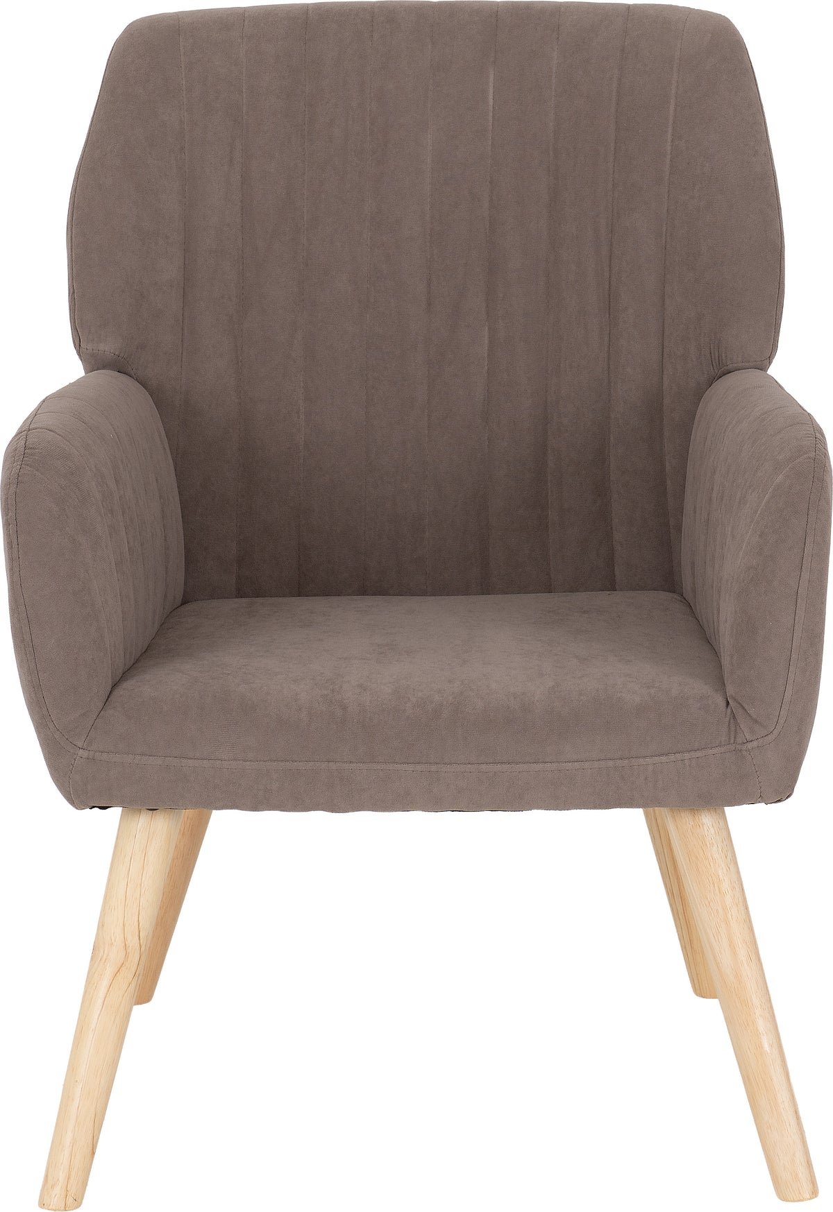 Jordan Occasional Chair - Brown Velvet Fabric