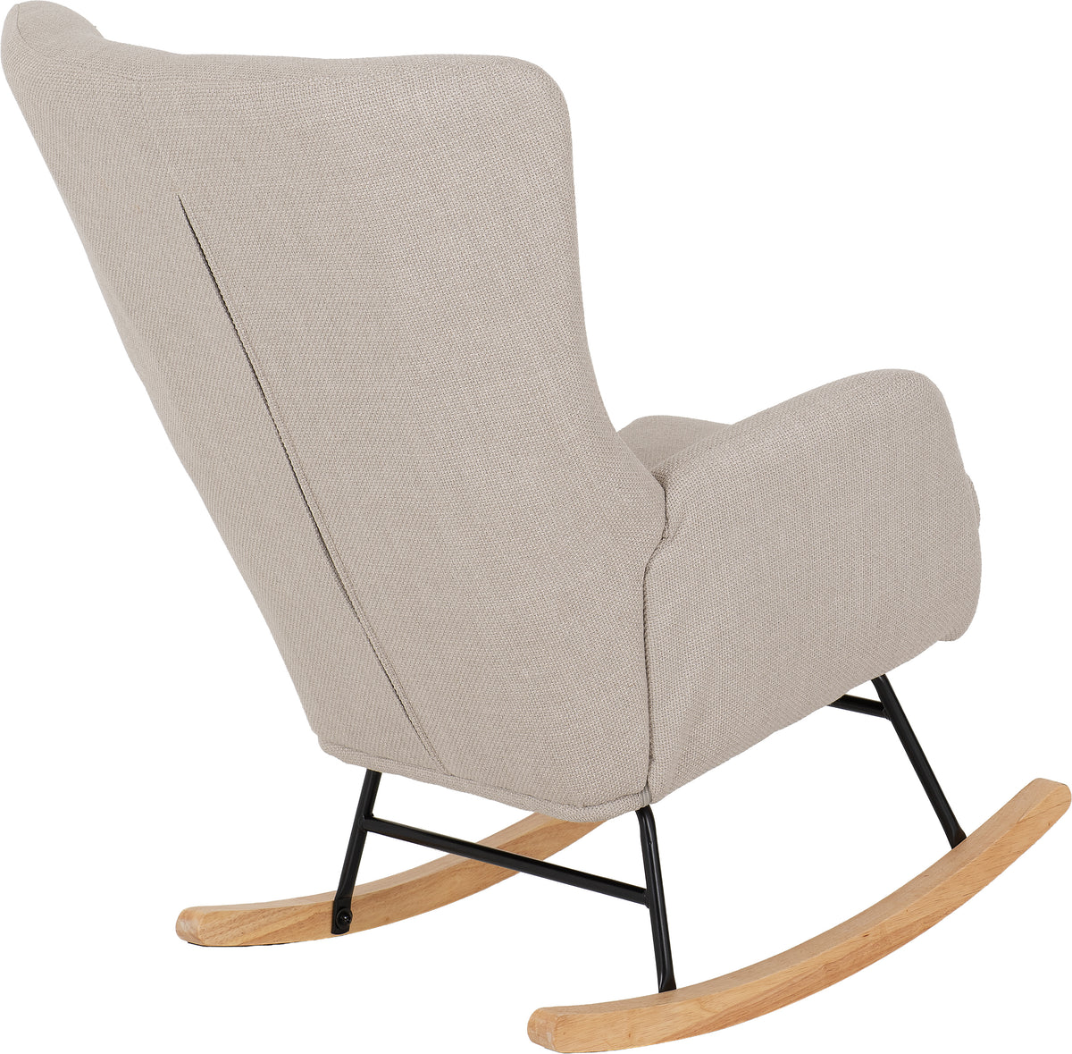 Hayden Rocking Chair - Beige Fabric