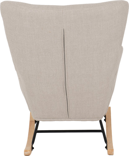 Hayden Rocking Chair - Beige Fabric