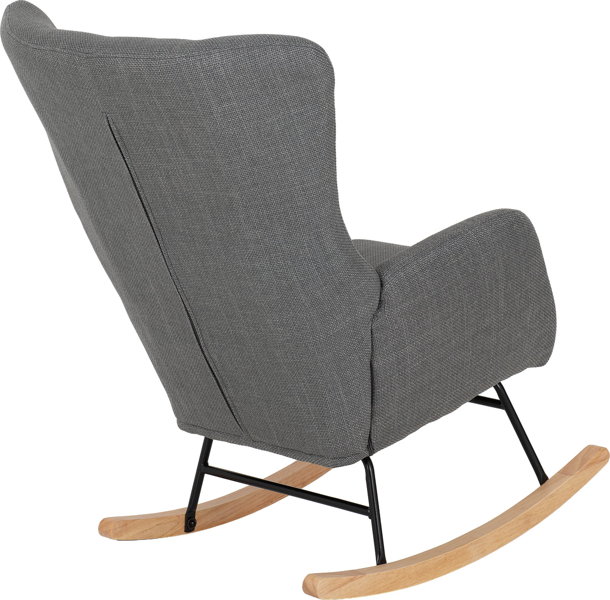 Hayden Rocking Chair - Dark Grey Fabric