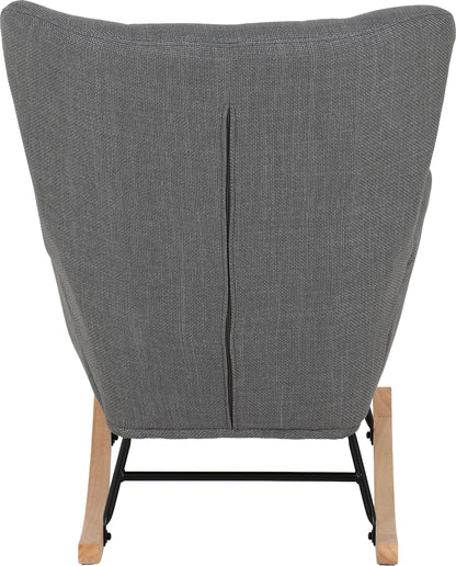 Hayden Rocking Chair - Dark Grey Fabric