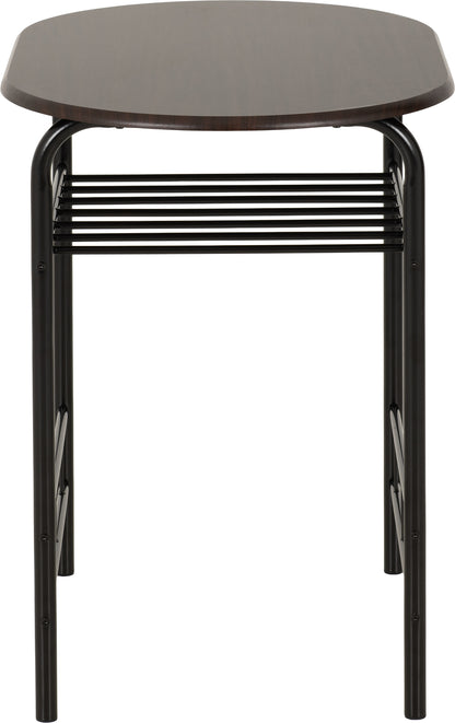 Derry Dining Set - Black/Walnut