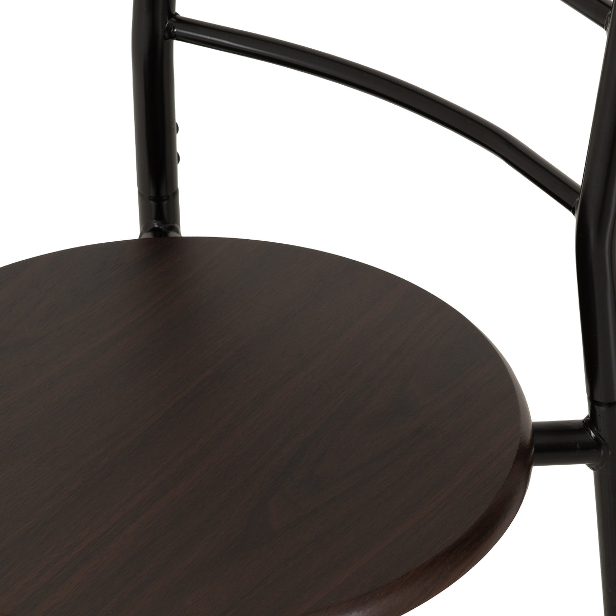 Derry Dining Set - Black/Walnut