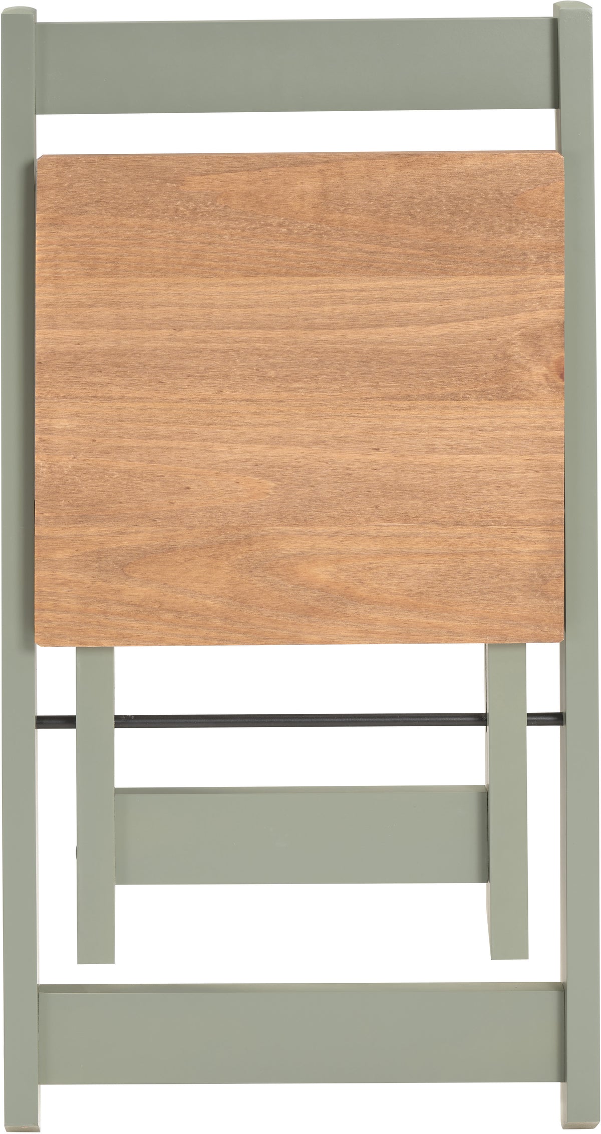 Santos Folding Chair (Box of 2) - Green/Distressed Waxed Pine