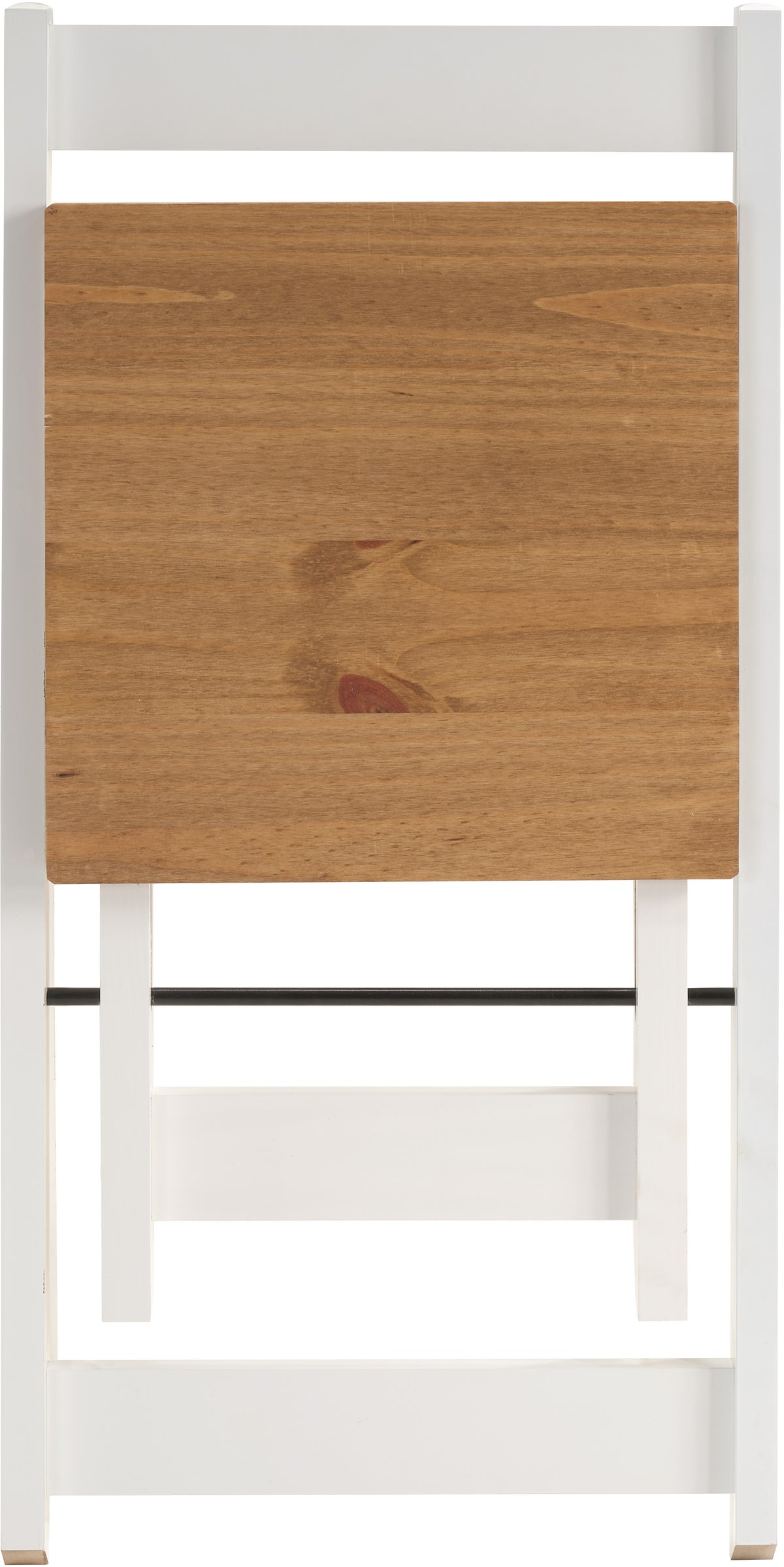 Santos Folding Chair (Box of 2) - White/Distressed Waxed Pine