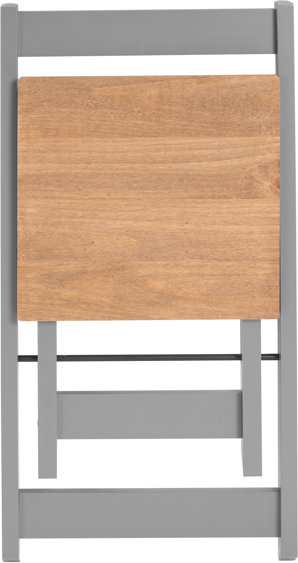 Santos Folding Chair (Box of 2) - Grey Slate/Distressed Waxed Pine