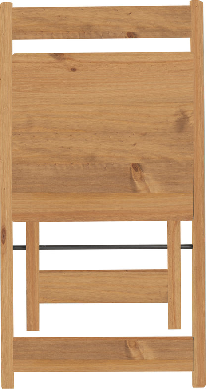 Santos Folding Chair (Box of 2) - Natural Wax