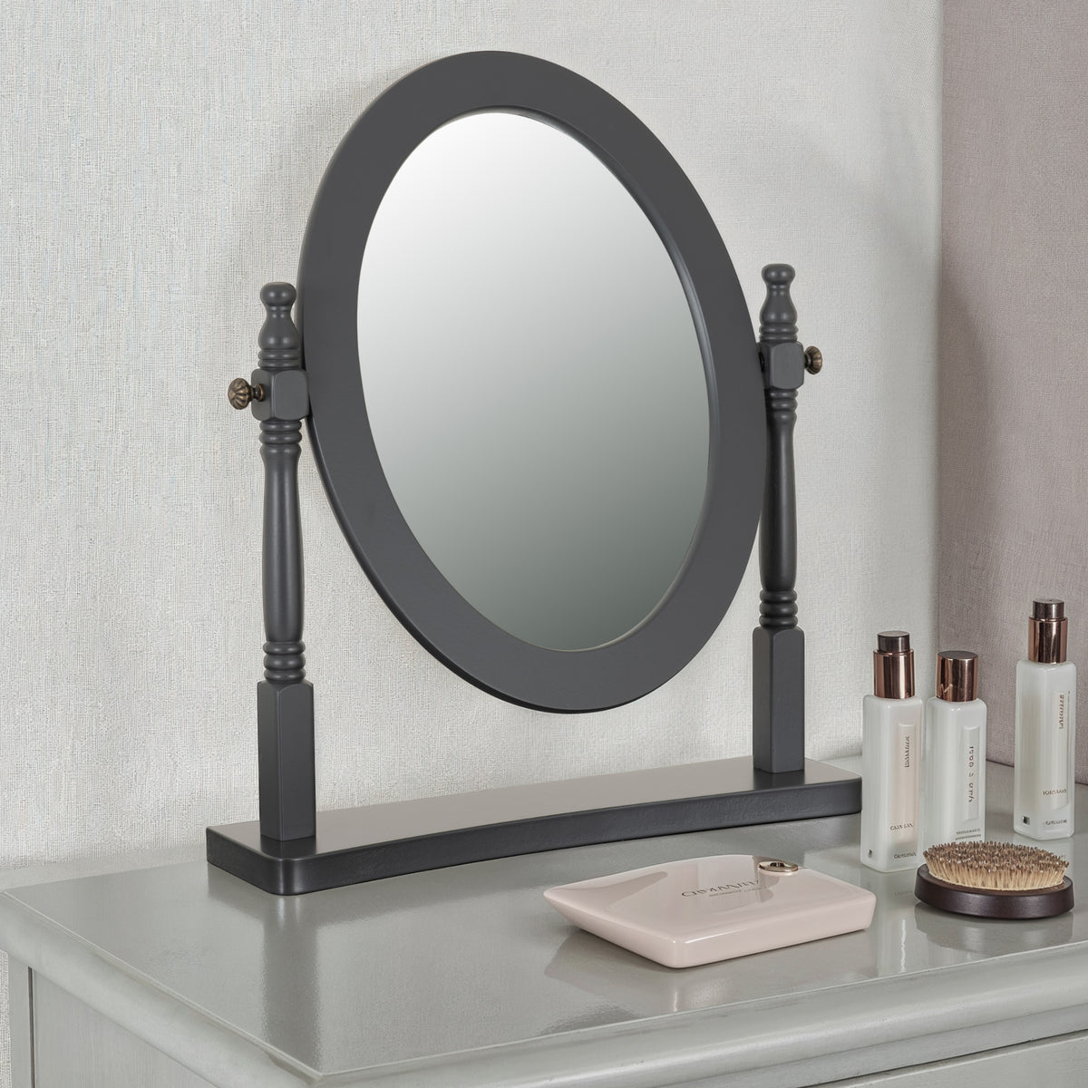 Contessa Dressing Table Mirror - Grey