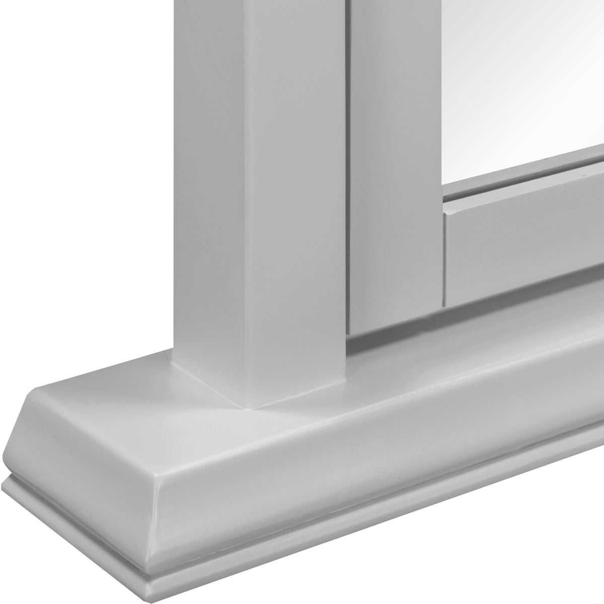 Bordeaux Dressing Table Mirror - Pebble Grey
