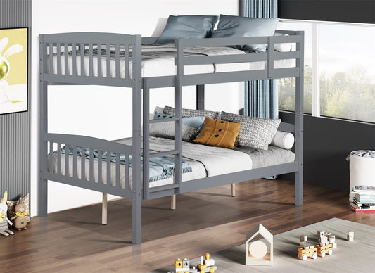 Ashbrook Solid Wood 4 Foot Bunk Bed - Grey