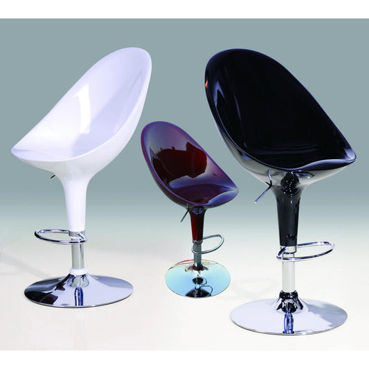 Bar Stool Model 5 (Sold in Pairs) - Black (Set of 2)