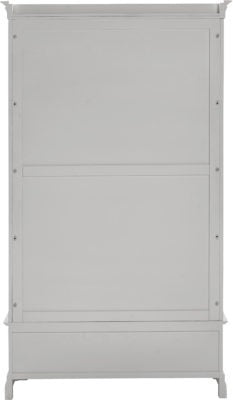 Bordeaux Pebble Grey 2 Door Wardrobe