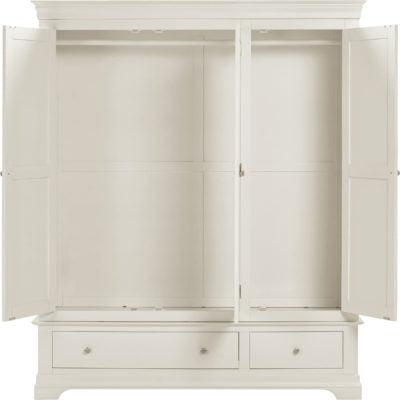 Bordeaux Ivory 3 Door Wardrobe