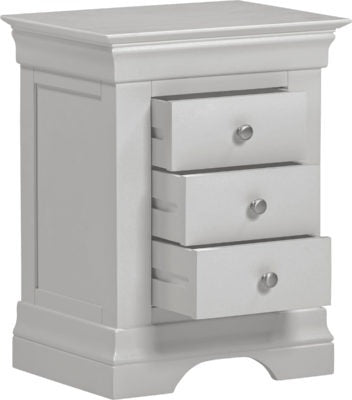 Bordeaux 3 Drawer Bedside