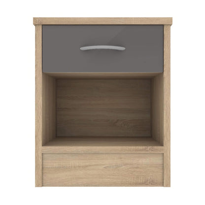 Bardalona Bedside - Grey Gloss