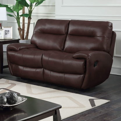 Bailey Recliner LeatherGel & PU 2 Seater - Grey