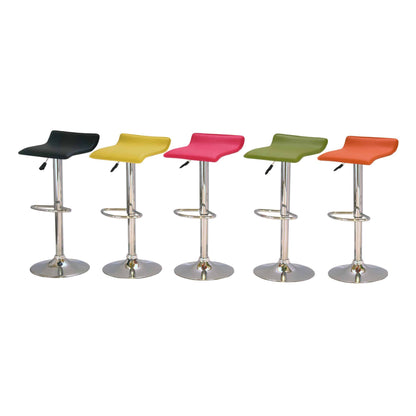 Bar Stool Model 8 (Sold in Pairs) - Red (Set of 2)