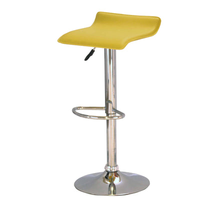 Bar Stool Model 8 (Sold in Pairs) - Yellow (Set of 2)