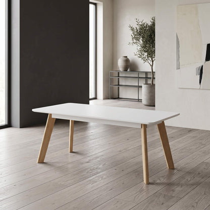 Belgium Rectangle Coffee Table White