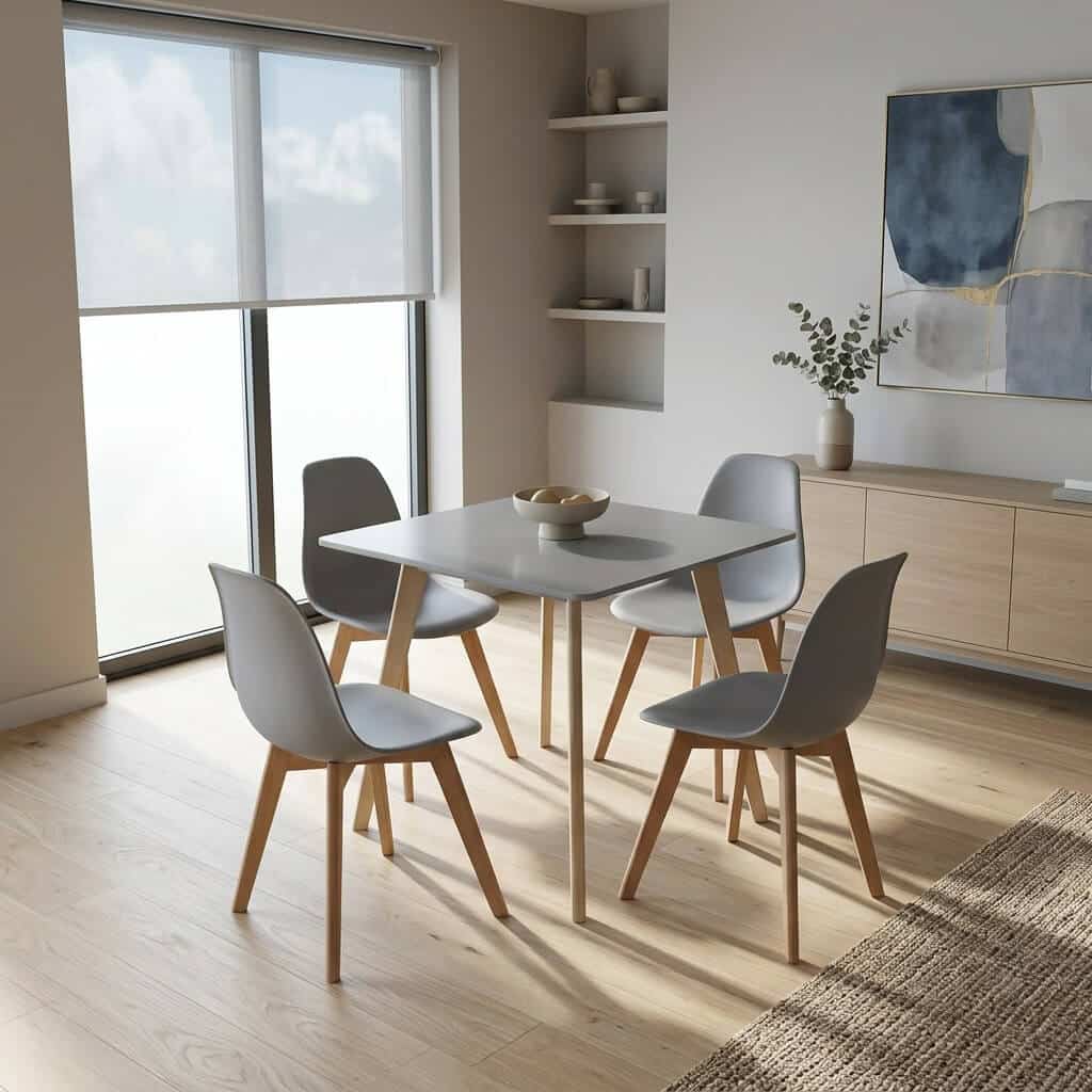 Belgium Small Dining Table - Grey
