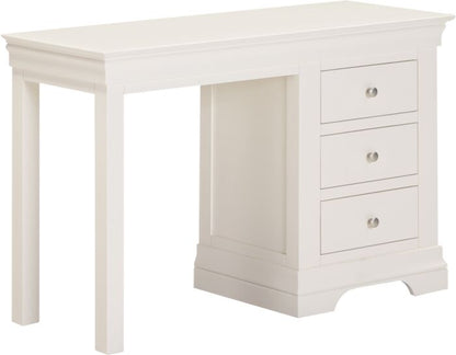 Bordeaux 3 Drawer Dressing Table - Ivory