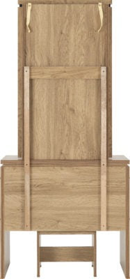 Charles Oak 1 Drawer Dressing Table Set