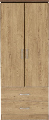 Charles 2 Door 2 Drawer Wardrobe