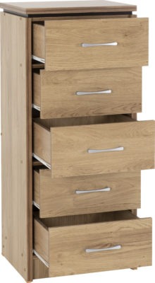 Charles 5 Drawer Narrow Chest