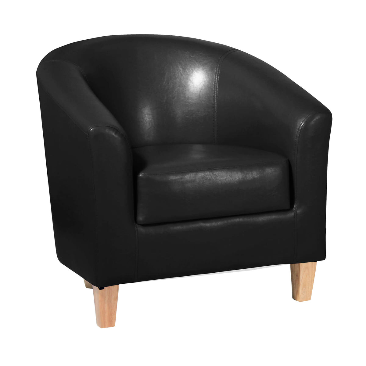 Claridon 1 Seater Sofa PU - Cream