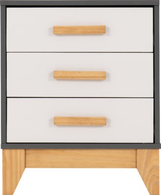 Cleveland 3 Drawer Bedside