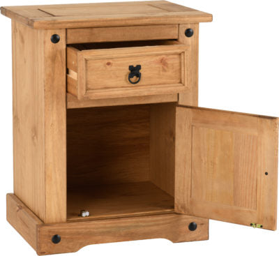 Corona 1 Drawer 1 Door Bedside