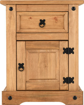 Corona 1 Drawer 1 Door Bedside