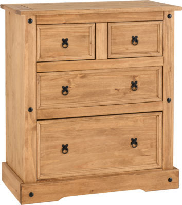 Corona 2+2 Drawer Chest