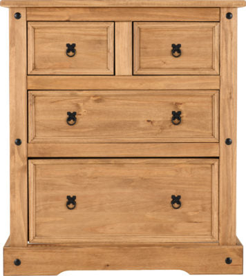 Corona 2+2 Drawer Chest