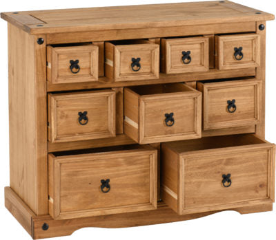 Corona 4+3+2 Drawer Merchant Chest