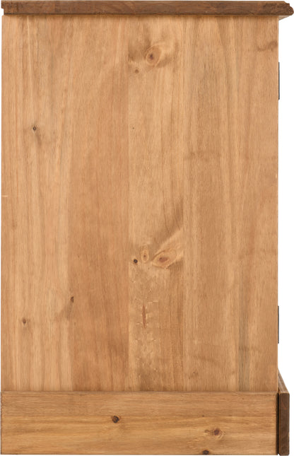 Corona Computer Desk - Distressed Waxed Pine