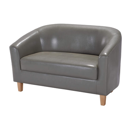 Claridon 2 Seater Sofa PU - Grey